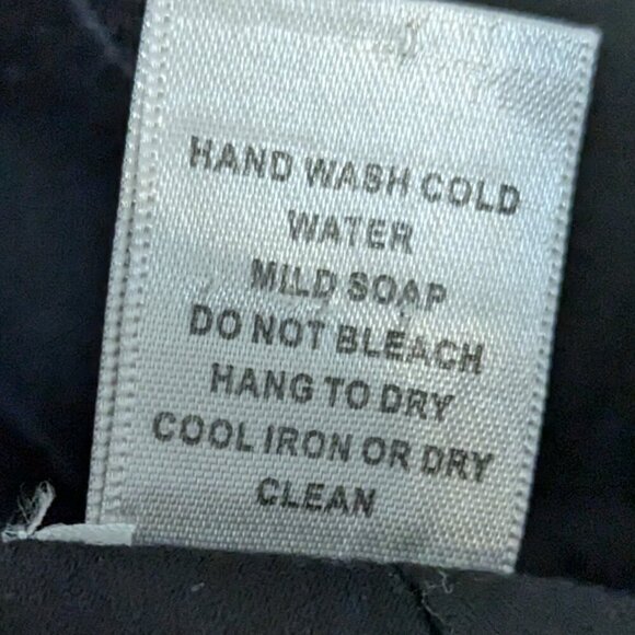 CACHE Black Low-Rise Stretch Cotton Front Zip Casual Career Pants; Size 4 - Picture 5 of 5